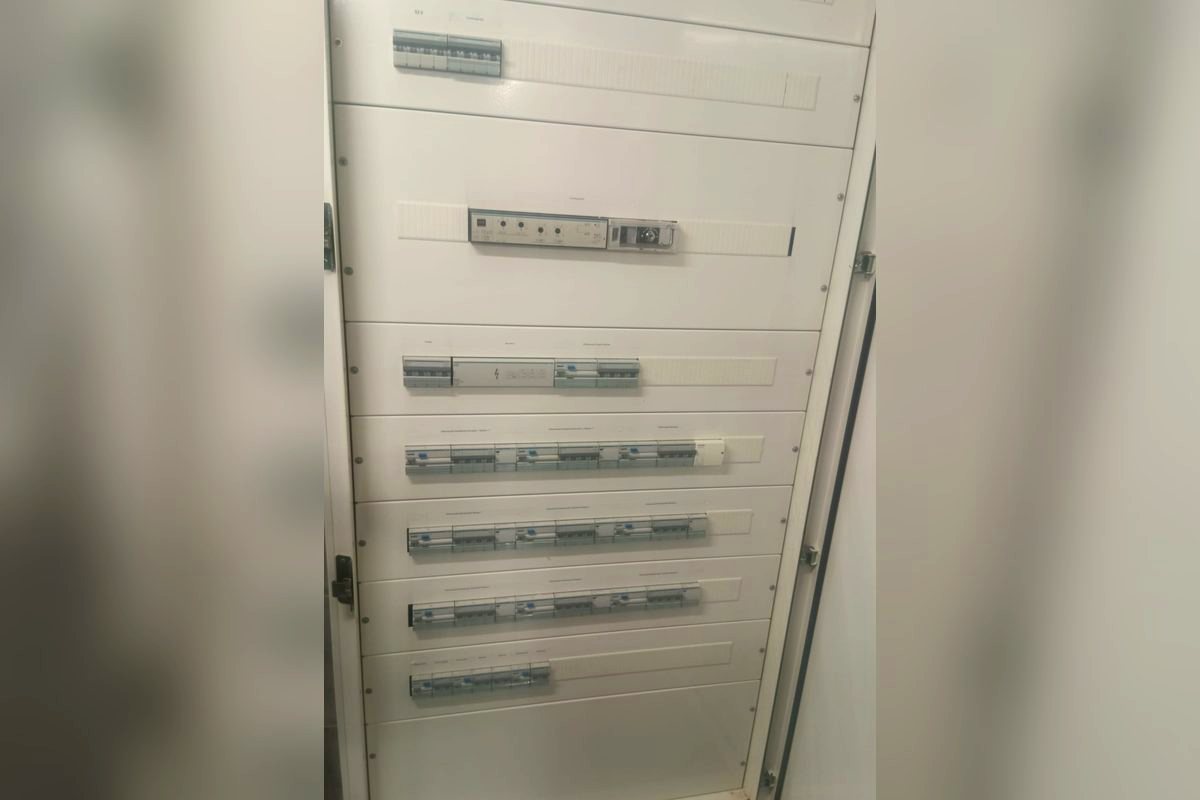 Automation panel labelled circuit by circuit