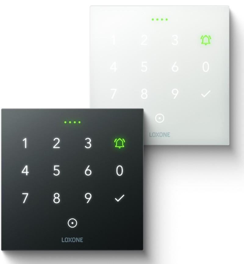 Loxone NFC Code Touch, anthracite and white versions